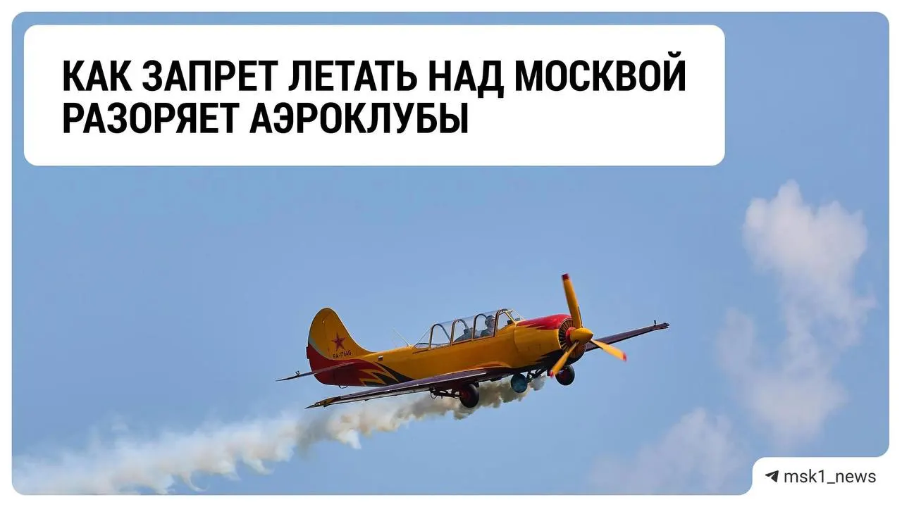 Удар по полётам над столицей отражается на аэроклубах Подмосковья: падение доходов и неопределённость на фоне ограничений.