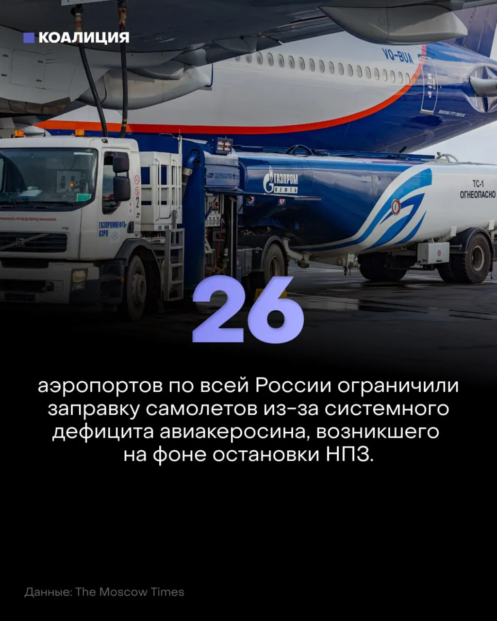 Из-за ограничений поставок керосина в 26 аэропортах и на Пулково вводят строгие режимы заправки; авиакеросин дорожает, а экспорт ограничен.
